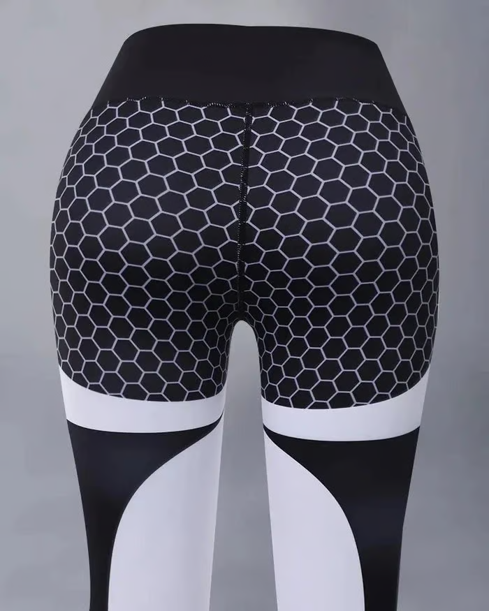 Legginsy sportowe z wysokim stanem