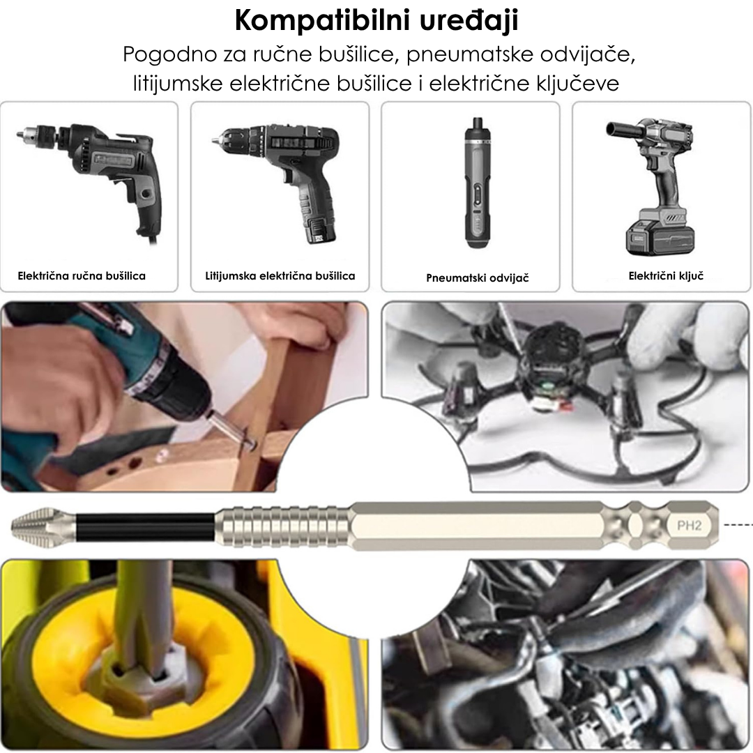 Profesionalni Set Visokomagnetnih Odvijača – 6-dijelni