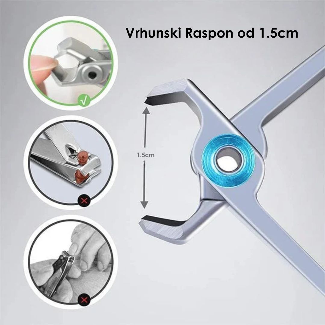 Ultra Oštra Grickalica Za Nokte Od Nehrđajućeg Čelika - PRO Edition