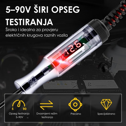 Profesionalni digitalni LED ispitivač napona 5–90V